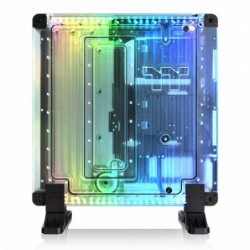 obudowa - DistroCase 350P Black Tempered Glass 