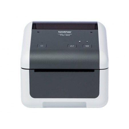 BROTHER TD-4520DN Label printer direct thermal Roll 118mm 300x300dpi 152mm/sec USB 2.0 LAN serial grey white