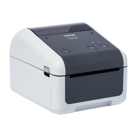 BROTHER TD-4520DN Label printer direct thermal Roll 118mm 300x300dpi 152mm/sec USB 2.0 LAN serial grey white