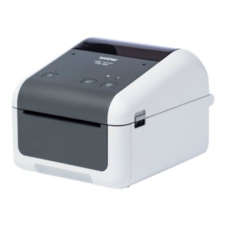 BROTHER TD-4520DN Label printer direct thermal Roll 118mm 300x300dpi 152mm/sec USB 2.0 LAN serial grey white