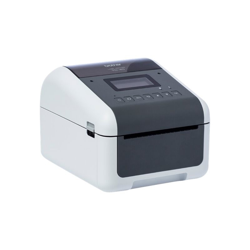 BROTHER TD-4550DNWB Label printer direct thermal 118mm 300x300dpi 152.4mm/sec USB 2.0 LAN serial Wi-Fi USB host Bluetooth 4.2
