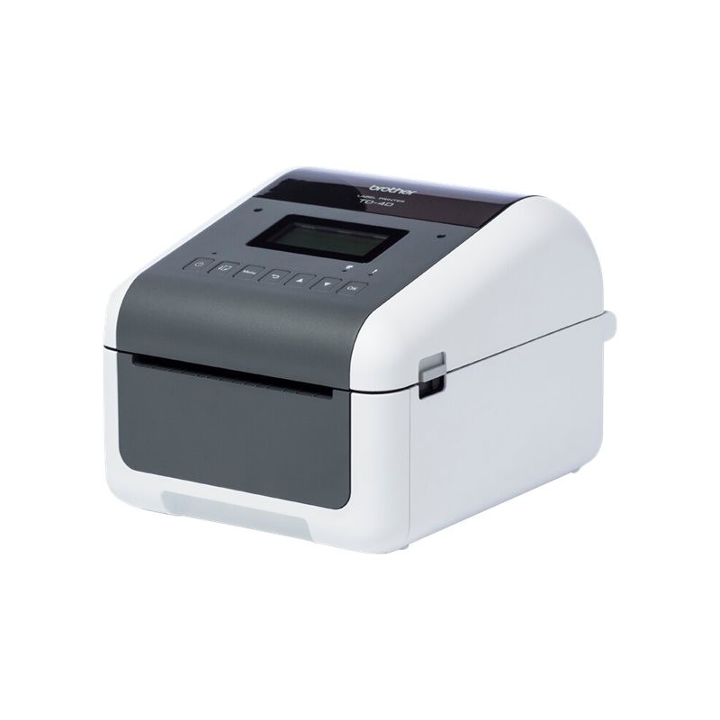 BROTHER TD-4550DNWB Label printer direct thermal 118mm 300x300dpi 152.4mm/sec USB 2.0 LAN serial Wi-Fi USB host Bluetooth 4.2