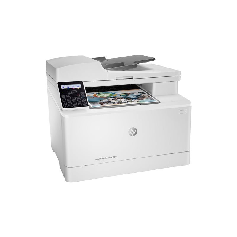 HP Color LaserJet Pro MFP M183fw MFP colour laser 216x297mm A4 16ppmcopy 16ppmprint 150 sheets USB 2.0 LAN Wi-Fi