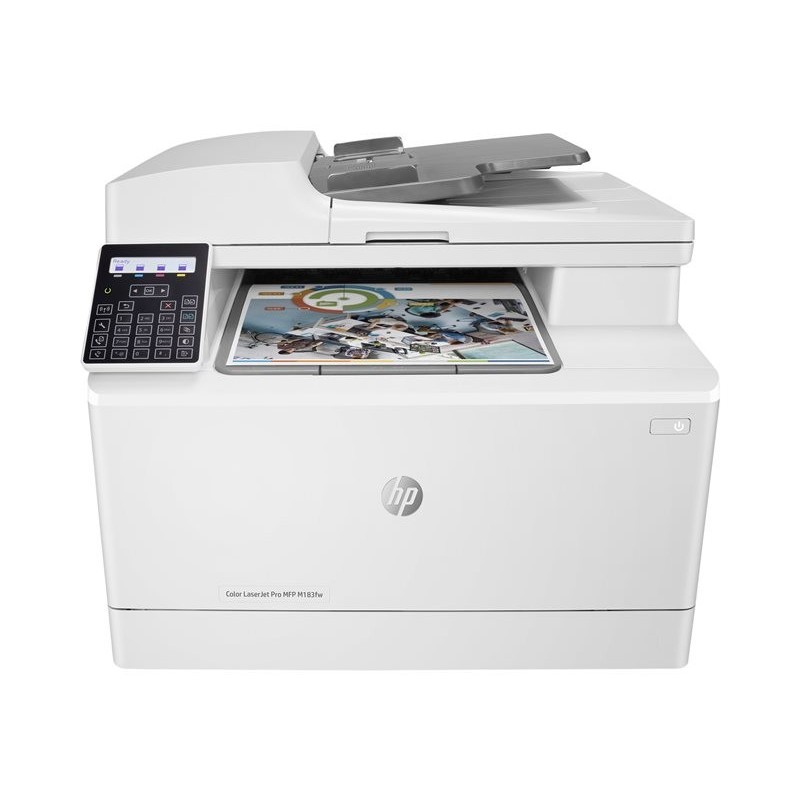 HP Color LaserJet Pro MFP M183fw MFP colour laser 216x297mm A4 16ppmcopy 16ppmprint 150 sheets USB 2.0 LAN Wi-Fi