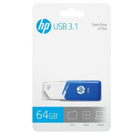 Pendrive 64GB HP USB 3.1 HPFD755W-64 Pendrive 64GB HP USB 3.1 HPFD755W-64