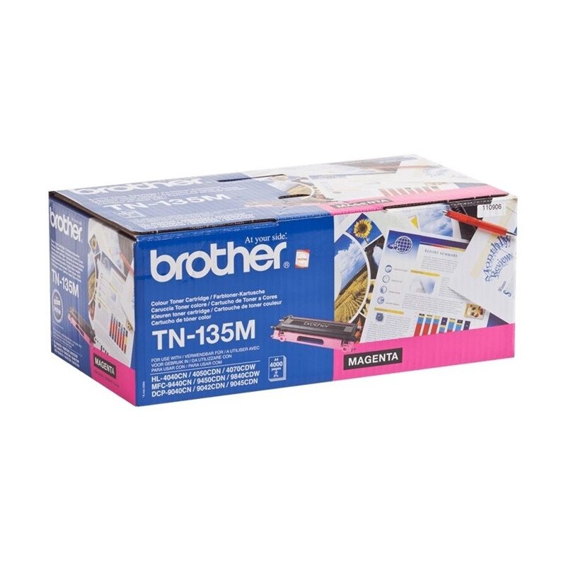 BROTHER TN135M Toner Brother TN135M magenta 4 000str HL-4040CN / HL-4050CDN / HL-4070CDW BROTHER TN135M Toner Brother TN135M magenta 4 000str HL-4040CN / HL-4050CDN / HL-4070CDW