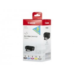 CANON 1LB PGI-9 PBK C M Y GY ink cartridge black and four colour standard capacity combopack blister with alarm CANON 1LB PGI-9 PBK C M Y GY ink cartridge black and four colour standard capacity combopack blister with alarm