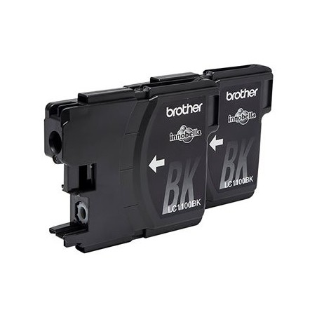 BROTHER LC1100BKBP2 Tusz Brother LC1100BKBP2 black Blister Pack (dwupak) 450str DCP395CN/DCP58CW