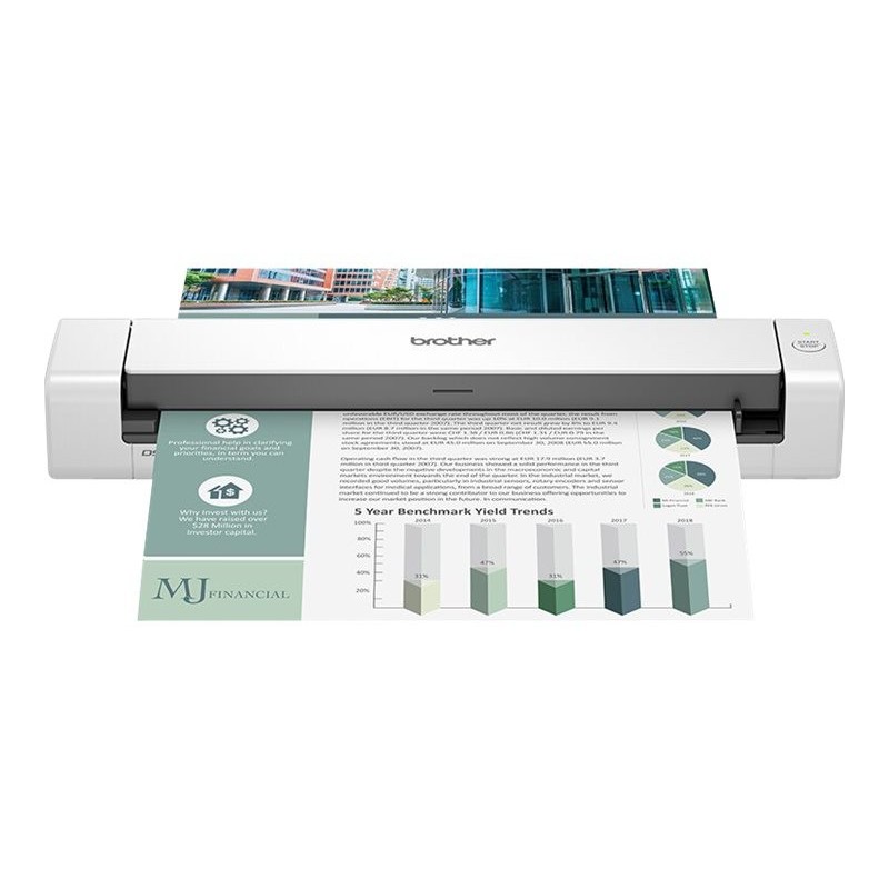 BROTHER DS740DTK1 Portable document scanner 2-sided scan