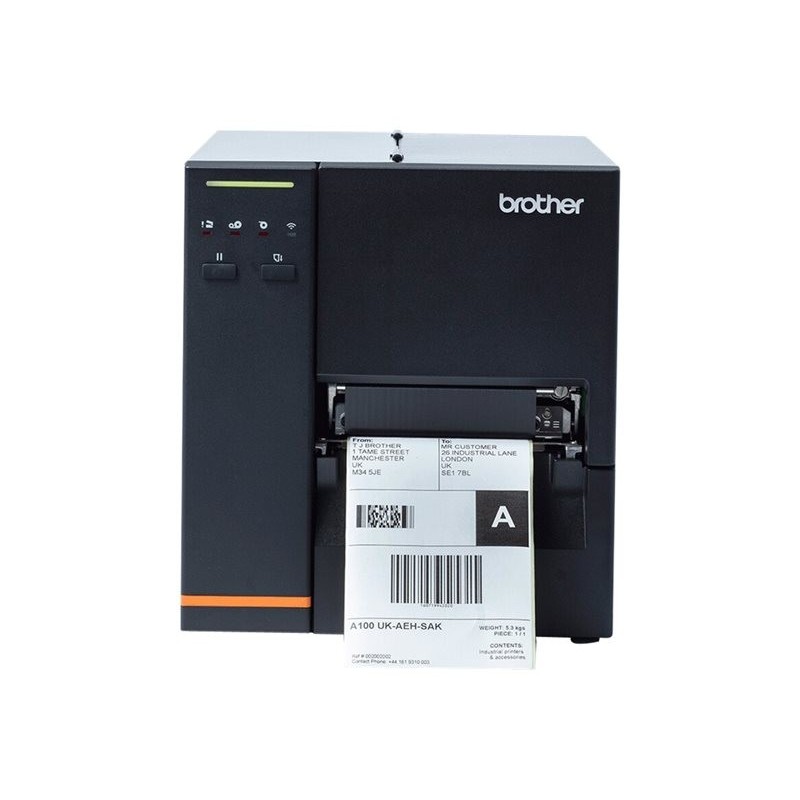 BROTHER TJ-4120TN Label printer direct thermal 12cm 300dpi 178mm/sec USB 2.0 LAN serial USB host