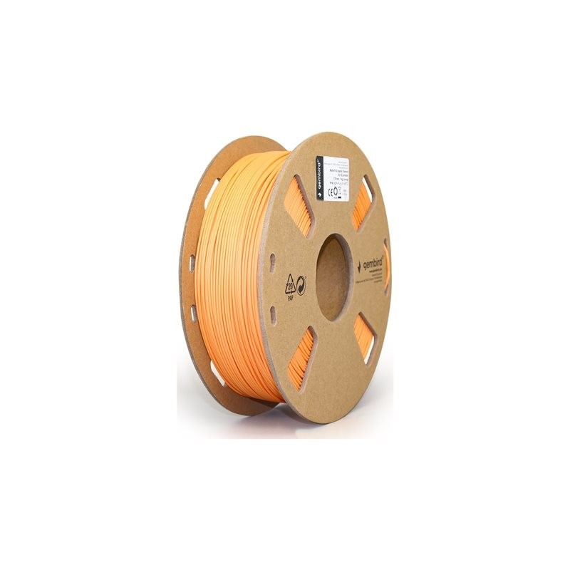 GEMBIRD Filament PLA matowy pomarańczowy 1.75mm 1kg