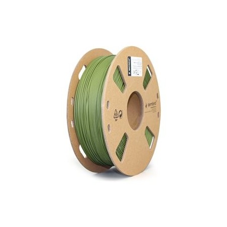 GEMBIRD Filament PLA matowy wojskowa zieleń 1.75 mm 1kg
