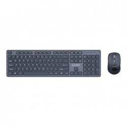 GEMBIRD Bezprzewodowy zestaw klawiatury z myszką układ (US)