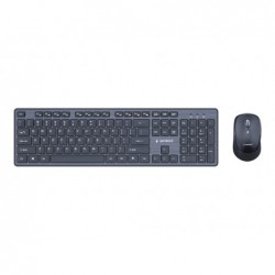 GEMBIRD Bezprzewodowy zestaw klawiatury z myszką układ (US)