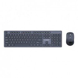 GEMBIRD Bezprzewodowy zestaw klawiatury z myszką układ (US)