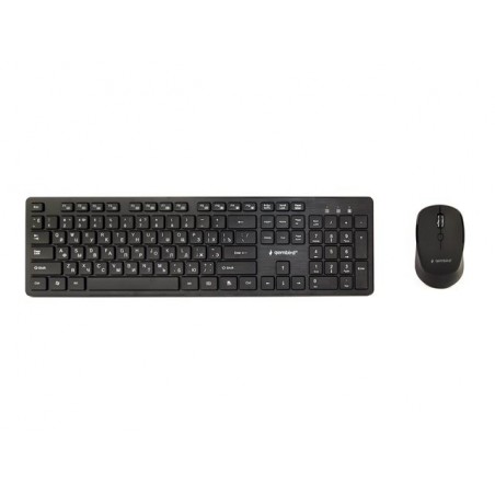 GEMBIRD Bezprzewodowy zestaw klawiatury z myszką układ (RU) GEMBIRD Bezprzewodowy zestaw klawiatury z myszką układ (RU)