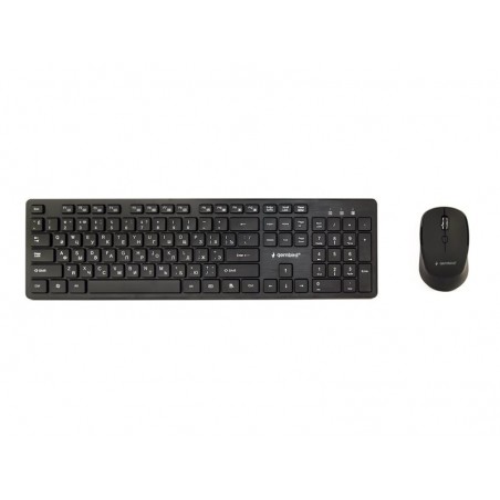 GEMBIRD Bezprzewodowy zestaw klawiatury z myszką układ (RU) GEMBIRD Bezprzewodowy zestaw klawiatury z myszką układ (RU)