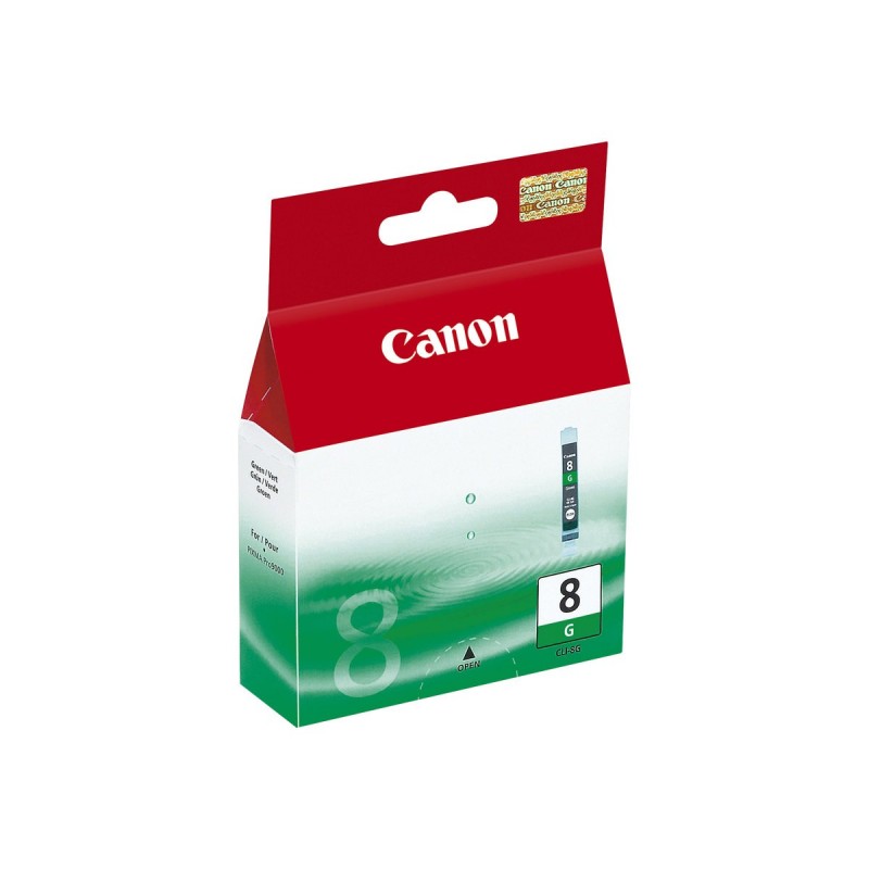 CANON 1LB CLI-8G ink cartridge green standard capacity 13ml 5.840 pages 1-pack CANON 1LB CLI-8G ink cartridge green standard capacity 13ml 5.840 pages 1-pack