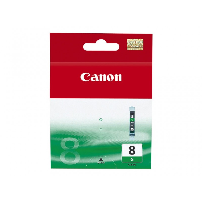 CANON 1LB CLI-8G ink cartridge green standard capacity 13ml 5.840 pages 1-pack CANON 1LB CLI-8G ink cartridge green standard capacity 13ml 5.840 pages 1-pack
