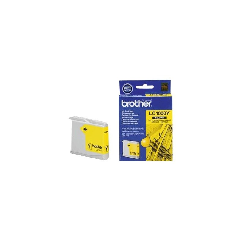 BROTHER LC1000Y Tusz Brother LC1000Y yellow 400str DCP330C / DCP540CN / MFC5460CN BROTHER LC1000Y Tusz Brother LC1000Y yellow 400str DCP330C / DCP540CN / MFC5460CN