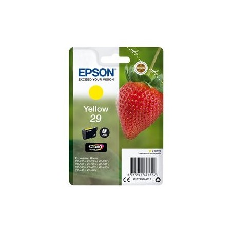 EPSON Cartridge Fraise - Ink Claria Home Yellow EPSON Cartridge Fraise - Ink Claria Home Yellow