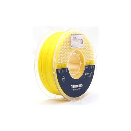 GEMBIRD Filament ABS High Speed żółty 1 75 mm 1 kg