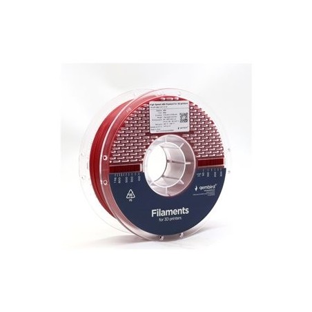 GEMBIRD Filament ABS High Speed czerwony 1 75 mm 1 kg GEMBIRD Filament ABS High Speed czerwony 1 75 mm 1 kg