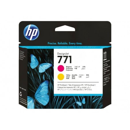 HP 771 original printhead magenta and yellow