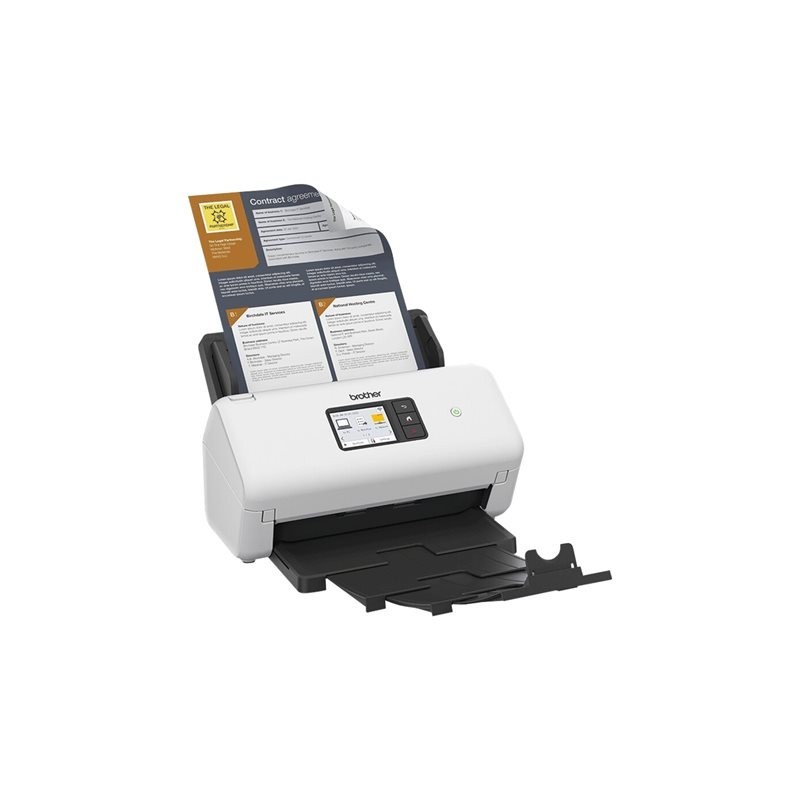 BROTHER ADS-4500W Document scanner Dual CIS Duplex A4 600x600dpi 35ppm mono/35ppm colour ADF 5250scans/d USB 3.0 LAN Wi-Fin BROTHER ADS-4500W Document scanner Dual CIS Duplex A4 600x600dpi 35ppm mono/35ppm colour ADF 5250scans/d USB 3.0 LAN Wi-Fin