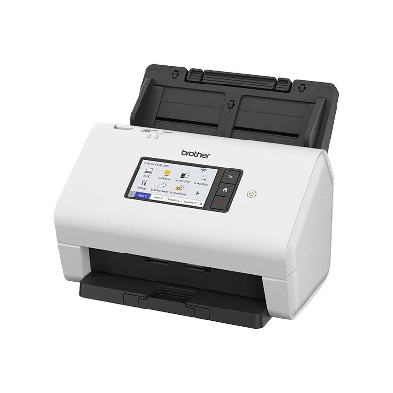 BROTHER ADS-4900W Document scanner Dual CIS Duplex A4 600x600dpi 60ppm mono/60ppm colour ADF 9000scans/d USB 3.0 LAN Wi-Fin BROTHER ADS-4900W Document scanner Dual CIS Duplex A4 600x600dpi 60ppm mono/60ppm colour ADF 9000scans/d USB 3.0 LAN Wi-Fin