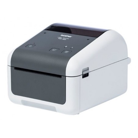 BROTHER TD-4210D Label printer direct thermal Roll 118mm 203dpi 127mm/sec USB 2.0 serial grey white BROTHER TD-4210D Label printer direct thermal Roll 118mm 203dpi 127mm/sec USB 2.0 serial grey white