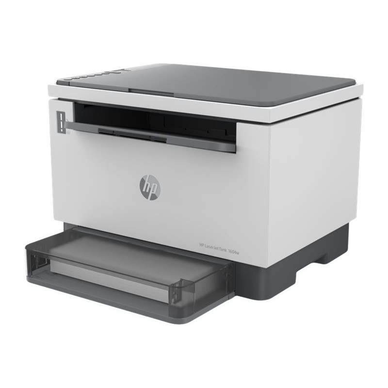 HP LaserJet Tank MFP 1604w MFP Mono B/W laser 216x297mm A4 14ppmcopy 22ppmprint 150 sheets USB 2.0 LAN Wi-Fi Bluetooth HP LaserJet Tank MFP 1604w MFP Mono B/W laser 216x297mm A4 14ppmcopy 22ppmprint 150 sheets USB 2.0 LAN Wi-Fi Bluetooth