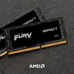 Pamięć DDR4 FURY Impact SODIMM 16GB(2*8GB)/3200 CL20 Pamięć DDR4 FURY Impact SODIMM 16GB(2*8GB)/3200 CL20