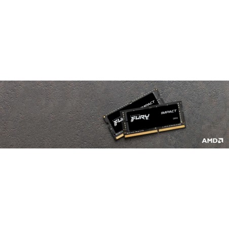 Pamięć DDR4 FURY Impact SODIMM 16GB(2*8GB)/3200 CL20 Pamięć DDR4 FURY Impact SODIMM 16GB(2*8GB)/3200 CL20