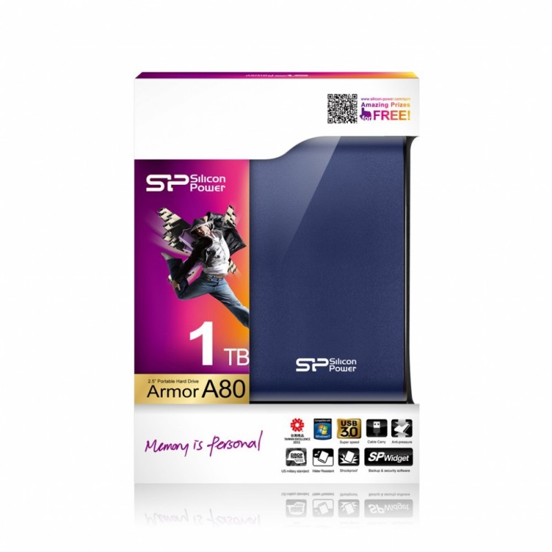 ARMOR A80 1TB USB3.0 PANCERNY / wibro/pyło/wstrząso i wodoodporny ARMOR A80 1TB USB3.0 PANCERNY / wibro/pyło/wstrząso i wodoodporny