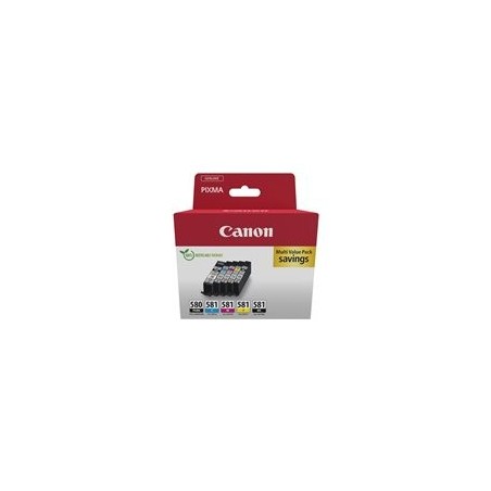 CANON PGI-580/CLI-581 Ink Cartridge BK/CMYK Sec CANON PGI-580/CLI-581 Ink Cartridge BK/CMYK Sec