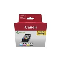 CANON CLI-571 Ink Cartridge C/M/Y/BK MULTI BL SEC CANON CLI-571 Ink Cartridge C/M/Y/BK MULTI BL SEC