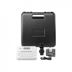 BROTHER Label printer PT-D410VP desktop TZe 3.5-18mm easy-to-read graphic display P-touch carrying case