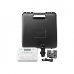 BROTHER Label printer PT-D410VP desktop TZe 3.5-18mm easy-to-read graphic display P-touch carrying case