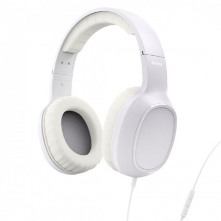 Słuchawki nauszne Fun C z mikrofonem białe 