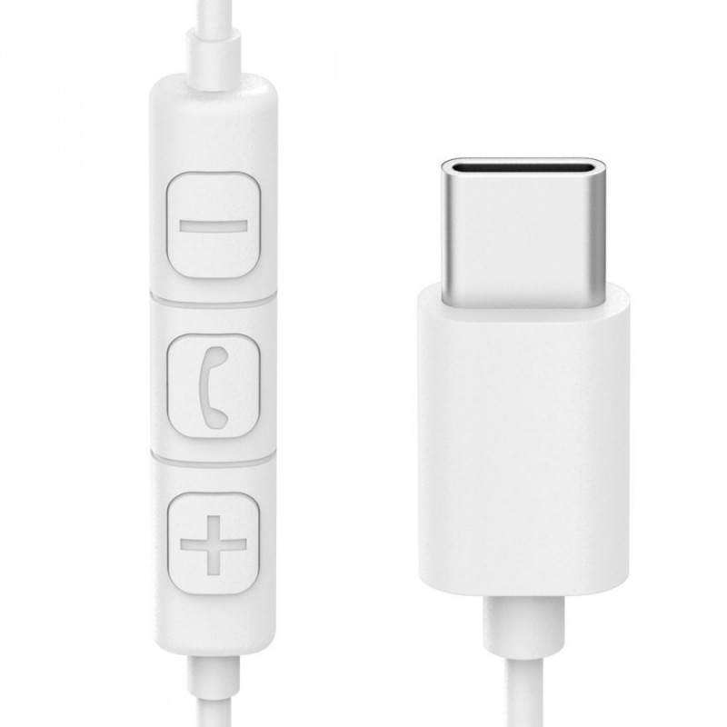 Słuchawki nauszne Fun C z mikrofonem białe 