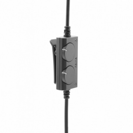 Słuchawki nauszne przewodowe TV czarne 