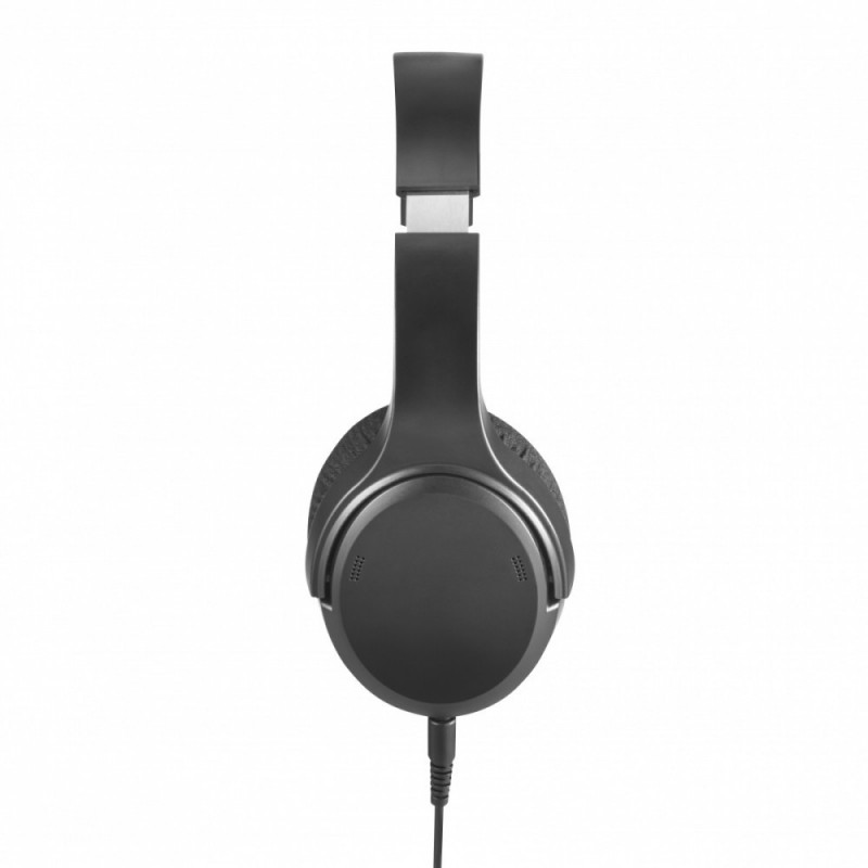 Słuchawki nauszne przewodowe TV czarne 