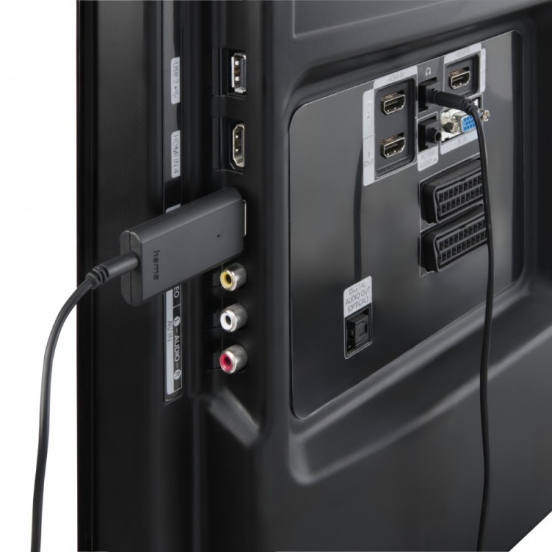 Słuchawki nauszne bezprzewodowe TV czarne Słuchawki nauszne bezprzewodowe TV czarne