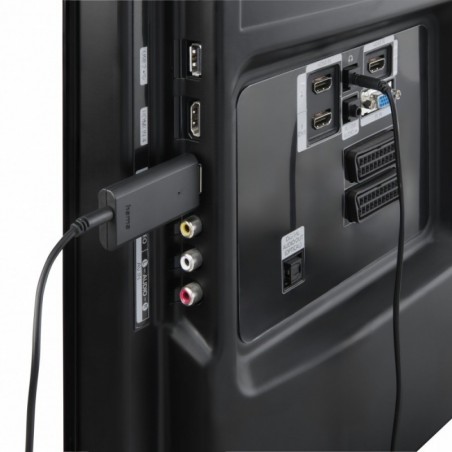 Słuchawki nauszne bezprzewodowe TV czarne Słuchawki nauszne bezprzewodowe TV czarne