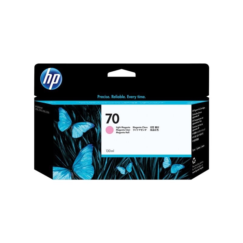 HP 70 original ink cartridge light magenta standard capacity 130ml 1-pack with Vivera ink HP 70 original ink cartridge light magenta standard capacity 130ml 1-pack with Vivera ink
