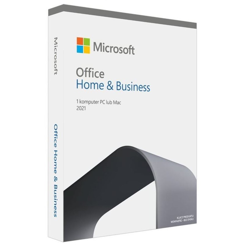 Office Home & Business 2021 PL P8 Win/Mac Medialess Box T5D-03539             Zastępuje P/N: T5D-03319