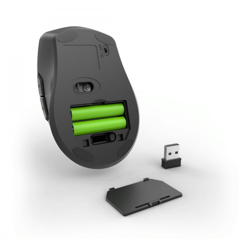 Mysz optyczna dla leworęcznych Riano Czarna Mysz optyczna dla leworęcznych Riano Czarna