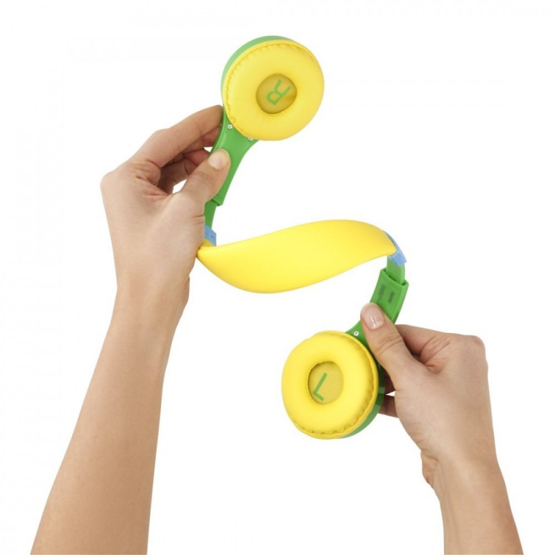 Słuchawki nauszne Kids Guard z ogranicznikiem głośności. Zielone  Słuchawki nauszne Kids Guard z ogranicznikiem głośności. Zielone