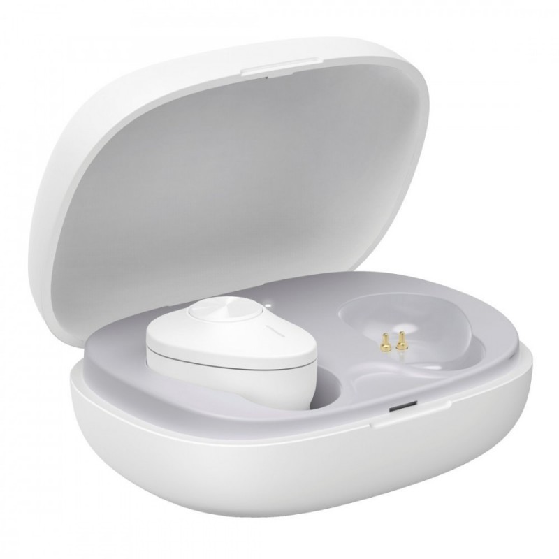 Słuchawki dokanałowe Freedom buddy Białe  Słuchawki dokanałowe Freedom buddy Białe